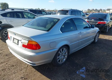 2001 BMW 330 Ci из США, поврежденный, VIN WBABN53401JU34692